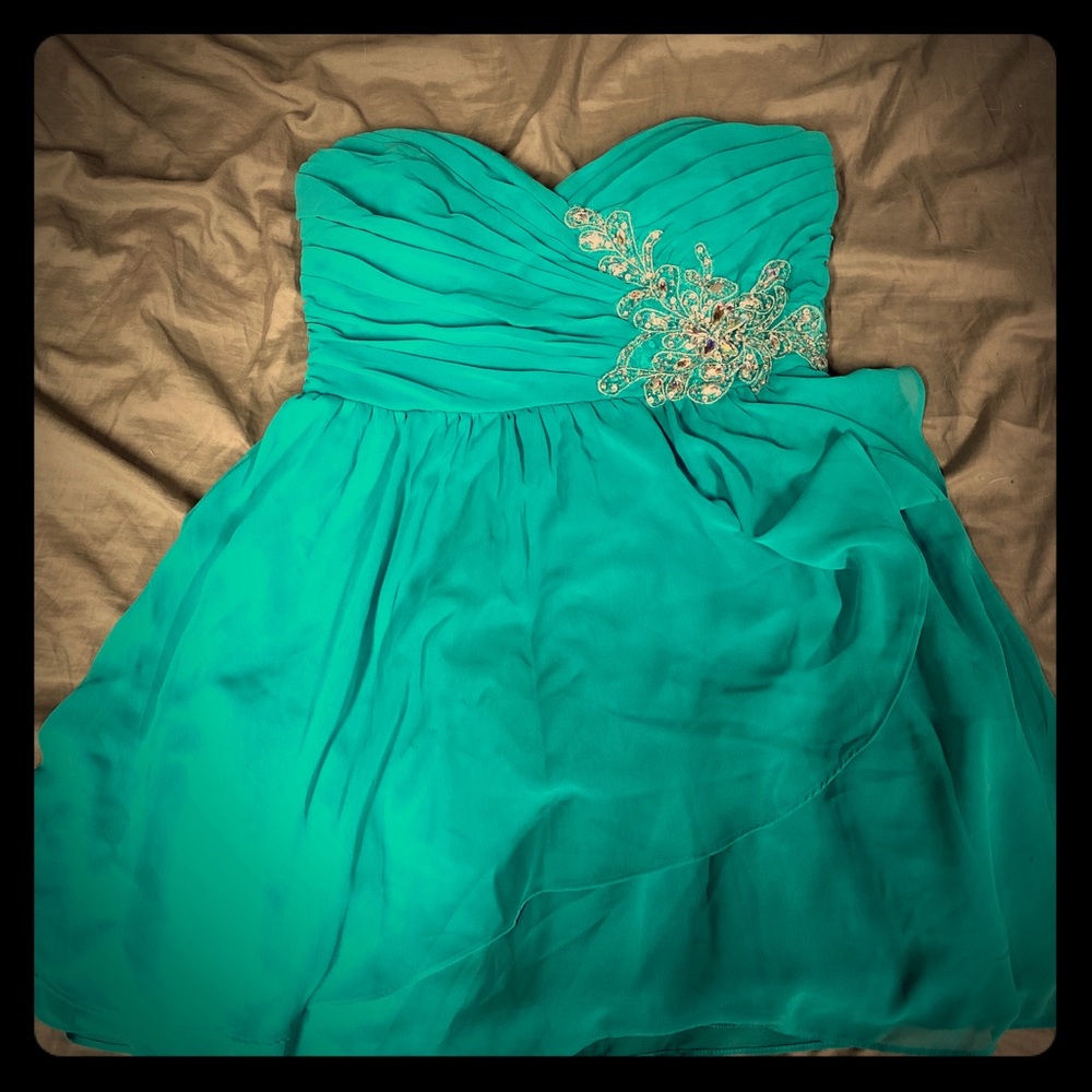 Teal dress